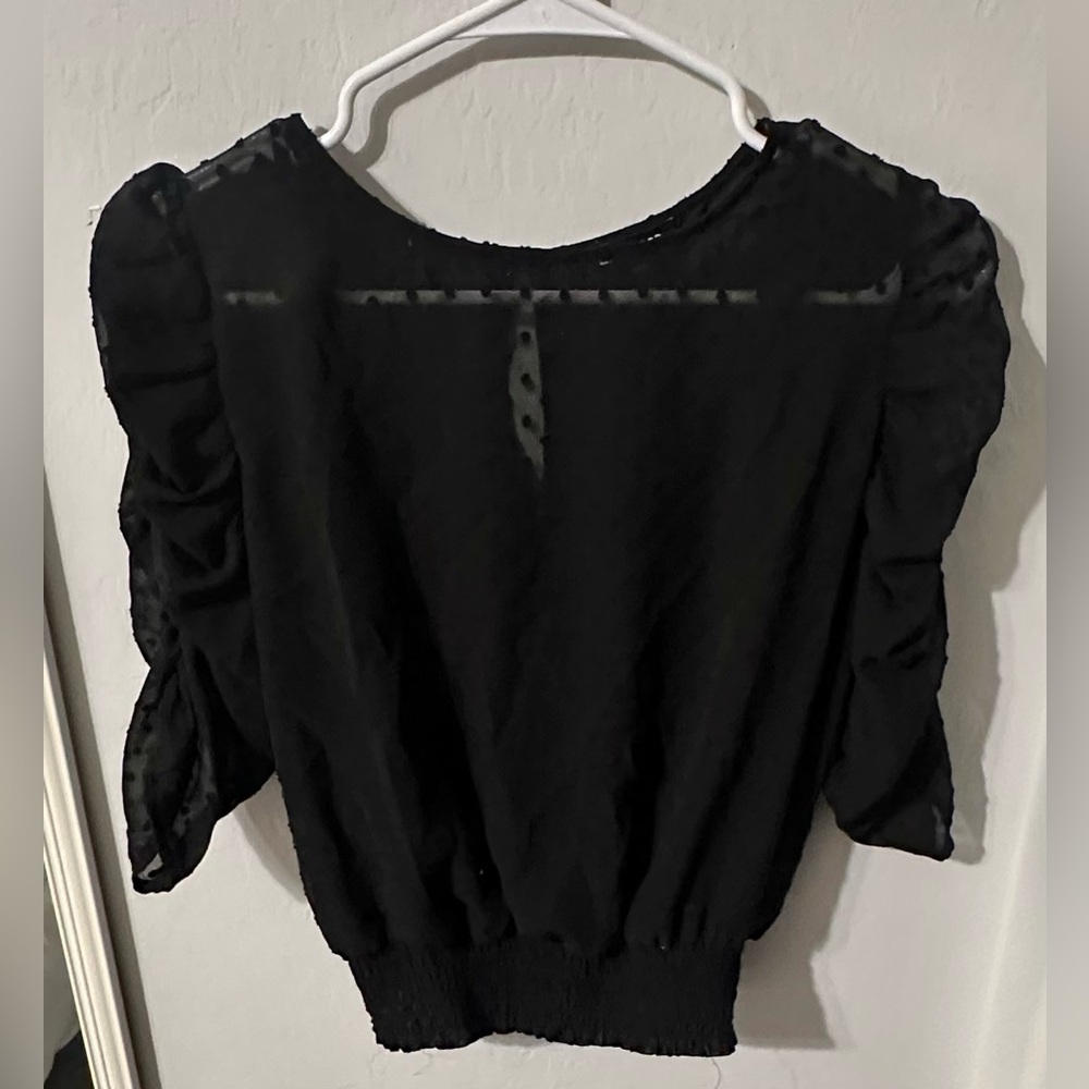 Express Black Blouse